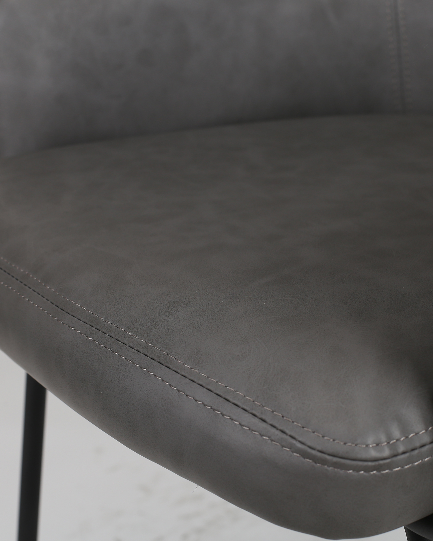 Lærstol med arm Lærstol med arm