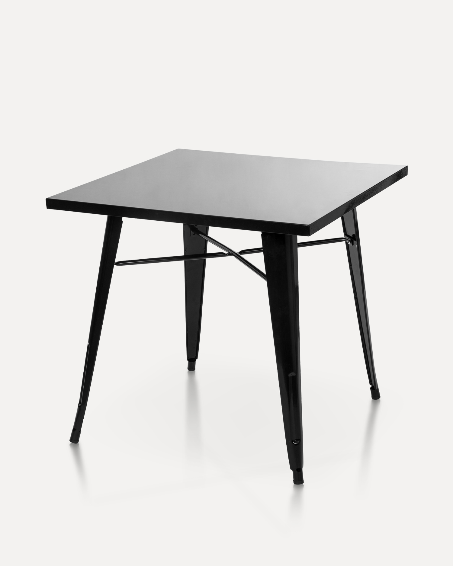 Black Metal Industrial Dining Table Black Metal Industrial Dining Table