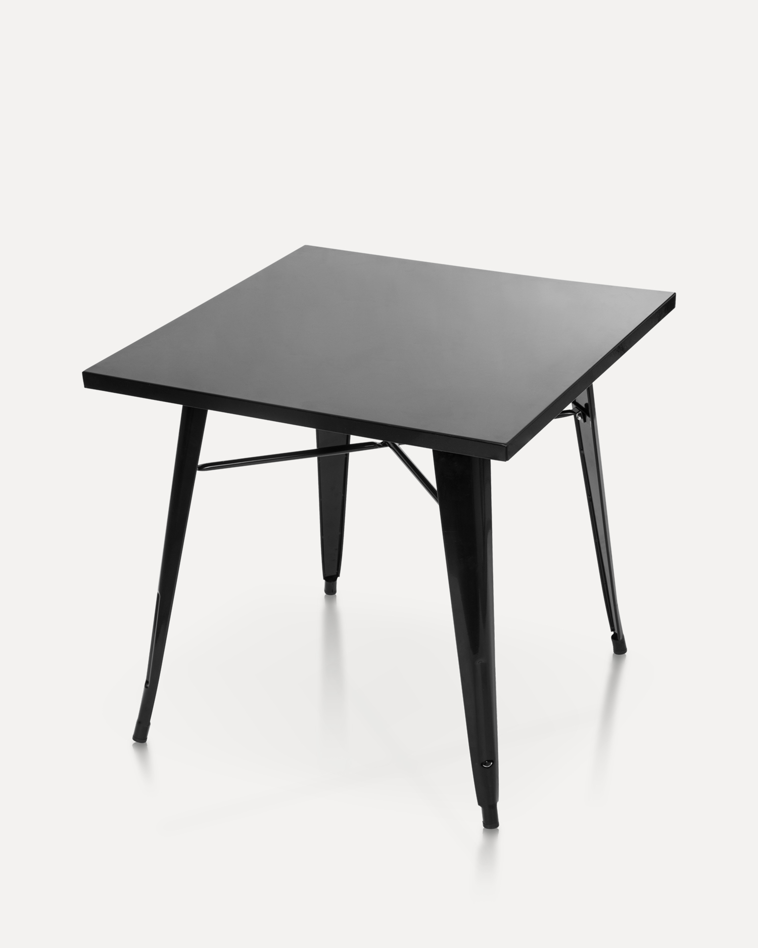 Black Metal Industrial Dining Table Black Metal Industrial Dining Table