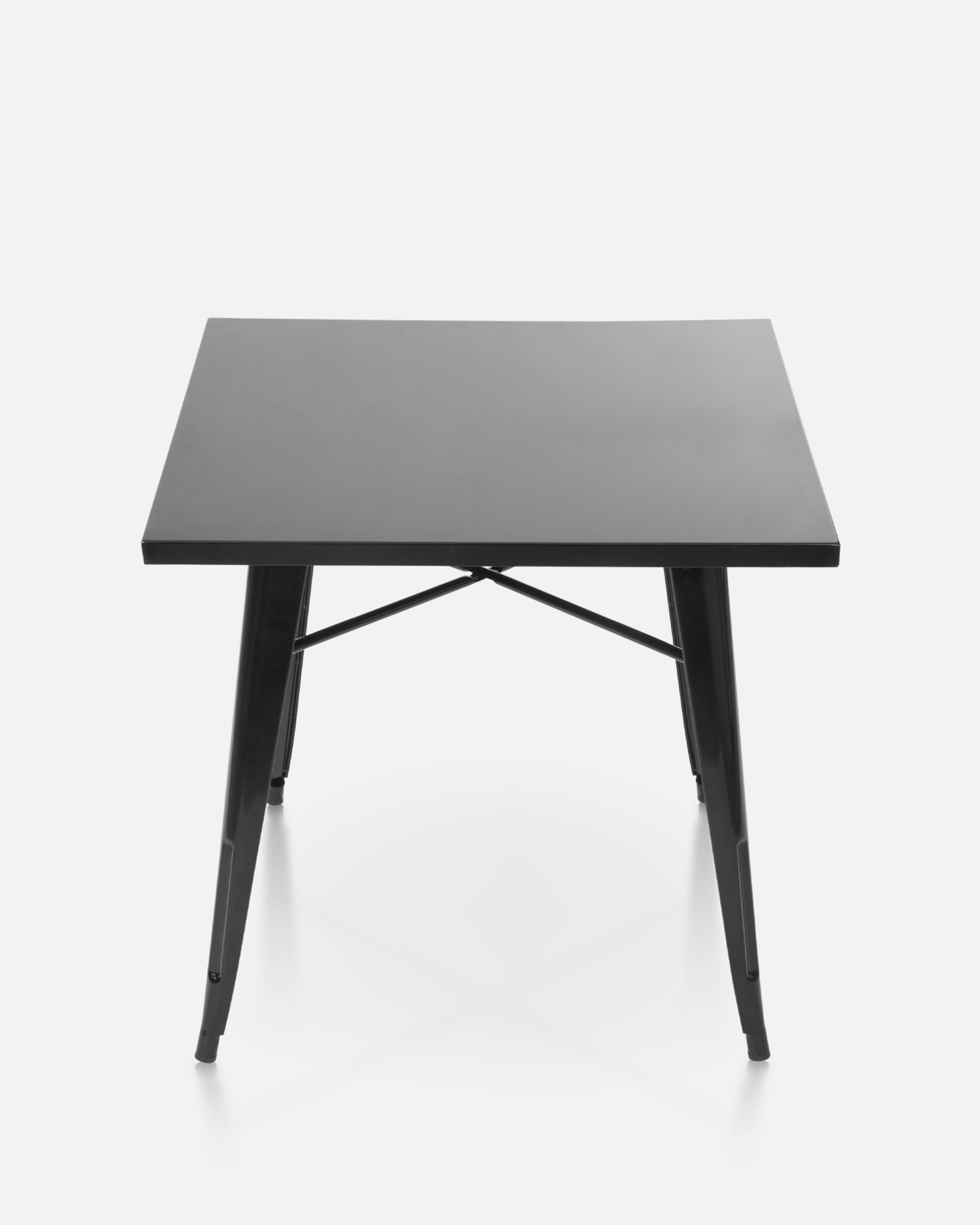 Black Metal Industrial Dining Table Black Metal Industrial Dining Table